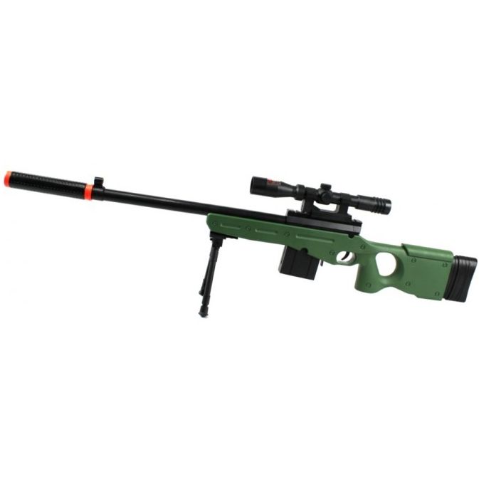 L96 AGM AWP AWM SPRING AIRSOFT TACTICAL SNIPER RIFLE GREEN GUN w/ 6mm BB BBs eBay